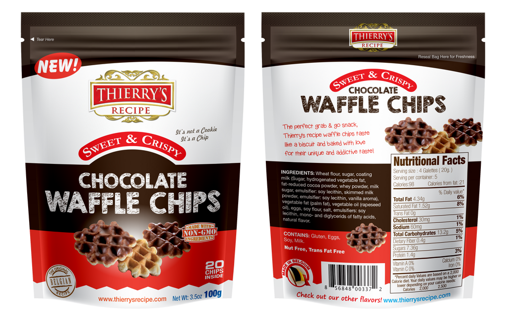 Thierry's Recipe Chocolate Waffle 6-pack