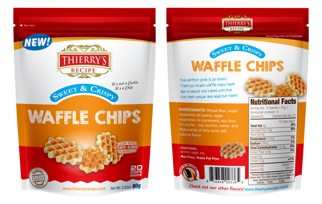 Thierry's Recipe Waffle Chips 6-pack